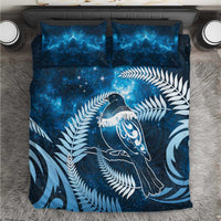 New Zealand Matariki Bedding Set Pigeon Kereru Maori Fern Art