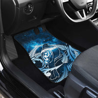 New Zealand Matariki Car Mats Pigeon Kereru Maori Fern Art