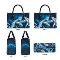 New Zealand Matariki Leather Bag Pigeon Kereru Maori Fern Art