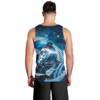 New Zealand Matariki Men Tank Top Pigeon Kereru Maori Fern Art