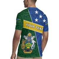 Personalised Solomon Islands Independence Day Rugby Jersey With Coat Of Arms