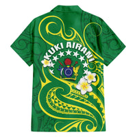 Cook Islands Happy Constitution Day Family Matching Puletasi and Hawaiian Shirt Pattern Tribal Art