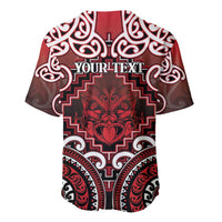 Personalised New Zealand Aotearoa Baseball Jersey Te Reo Maori Ake Ake Ake - Polynesian Pride