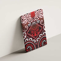 New Zealand Aotearoa Canvas Wall Art Te Reo Maori Ake Ake Ake - Polynesian Pride