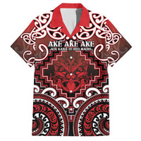 Personalised New Zealand Aotearoa Family Matching Long Sleeve Bodycon Dress and Hawaiian Shirt Te Reo Maori Ake Ake Ake - Polynesian Pride