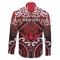 Personalised New Zealand Aotearoa Family Matching Off Shoulder Short Dress and Hawaiian Shirt Te Reo Maori Ake Ake Ake - Polynesian Pride