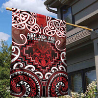 New Zealand Aotearoa Garden Flag Te Reo Maori Ake Ake Ake - Polynesian Pride
