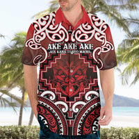 Personalised New Zealand Aotearoa Hawaiian Shirt Te Reo Maori Ake Ake Ake - Polynesian Pride