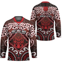 Personalised New Zealand Aotearoa Hockey Jersey Te Reo Maori Ake Ake Ake - Polynesian Pride