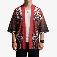 Personalised New Zealand Aotearoa Kimono Te Reo Maori Ake Ake Ake - Polynesian Pride