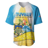 Personalised Tuvalu Independence Day Baseball Jersey Tuvalu Mo Te Atua - Polynesian Pride