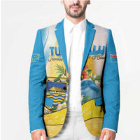 Personalised Tuvalu Independence Day Blazer Tuvalu Mo Te Atua - Polynesian Pride