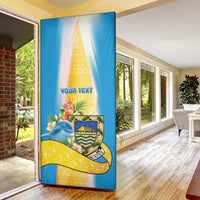 Tuvalu Independence Day Door Cover Tuvalu Mo Te Atua LT05 - Polynesian Pride