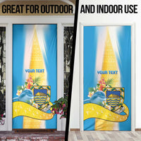 Tuvalu Independence Day Door Cover Tuvalu Mo Te Atua LT05 - Polynesian Pride