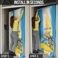 Tuvalu Independence Day Door Cover Tuvalu Mo Te Atua LT05 - Polynesian Pride
