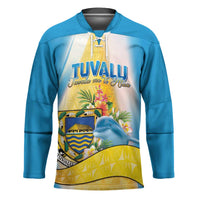 Personalised Tuvalu Independence Day Hockey Jersey Tuvalu Mo Te Atua LT05 Unisex Yellow - Polynesian Pride