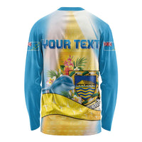 Personalised Tuvalu Independence Day Long Sleeve Shirt Tuvalu Mo Te Atua - Polynesian Pride