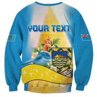 Personalised Tuvalu Independence Day Sweatshirt Tuvalu Mo Te Atua - Polynesian Pride