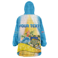 Personalised Tuvalu Independence Day Wearable Blanket Hoodie Tuvalu Mo Te Atua - Polynesian Pride