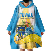 Personalised Tuvalu Independence Day Wearable Blanket Hoodie Tuvalu Mo Te Atua - Polynesian Pride