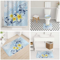 FSM Chuuk Constitution Day Bathroom Set Polynesian Curves Plumeria LT05 - Polynesian Pride