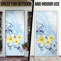 FSM Chuuk Constitution Day Door Cover Polynesian Curves Plumeria LT05 - Polynesian Pride