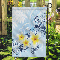 FSM Chuuk Constitution Day Garden Flag Polynesian Curves Plumeria - Polynesian Pride