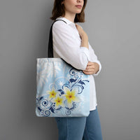 FSM Chuuk Constitution Day Tote Bag Polynesian Curves Plumeria LT05 - Polynesian Pride