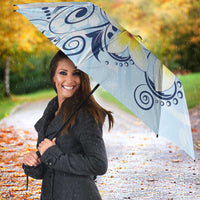 FSM Chuuk Constitution Day Umbrella Polynesian Curves Plumeria LT05 - Polynesian Pride