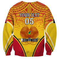 Custom Papua New Guinea Rugby Sweatshirt 2023 Pacific Championships The Kumuls LT05 - Polynesian Pride
