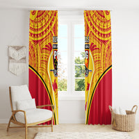 Papua New Guinea Rugby Window Curtain 2023 Pacific Championships The Kumuls LT05 - Polynesian Pride