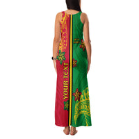 Personalised Vanuatu Happy Unity Day Family Matching Tank Maxi Dress and Hawaiian Shirt Polynesian Plumeria LT05 - Polynesian Pride