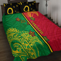 Vanuatu Happy Unity Day Quilt Bed Set Polynesian Plumeria LT05 - Polynesian Pride