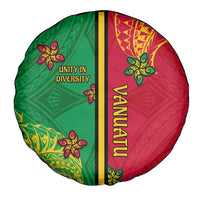 Vanuatu Happy Unity Day Spare Tire Cover Polynesian Plumeria LT05 - Polynesian Pride