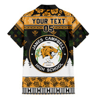 Custom Hawaii James Campbell High School Christmas Family Matching Mermaid Dress and Hawaiian Shirt Tropical Santa Claus LT05 - Polynesian Pride