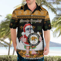 Custom Hawaii James Campbell High School Christmas Hawaiian Shirt Tropical Santa Claus LT05 - Polynesian Pride