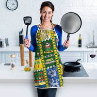Solomon Islands Christmas Apron Festive Beach Vibes - Polynesian Pride