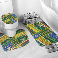 Solomon Islands Christmas Bathroom Set Festive Beach Vibes - Polynesian Pride