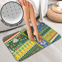 Solomon Islands Christmas Bathroom Set Festive Beach Vibes - Polynesian Pride