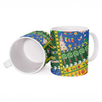 Solomon Islands Christmas Ceramic Mug Festive Beach Vibes - Polynesian Pride