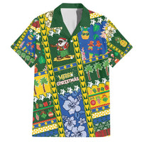 Solomon Islands Christmas Family Matching Long Sleeve Bodycon Dress and Hawaiian Shirt Festive Beach Vibes - Polynesian Pride