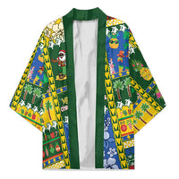 Solomon Islands Christmas Kimono Festive Beach Vibes - Polynesian Pride