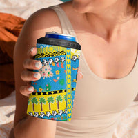 Tuvalu Christmas 4 in 1 Can Cooler Tumbler Festive Beach Vibes - Polynesian Pride