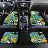 Tuvalu Christmas Car Mats Festive Beach Vibes - Polynesian Pride