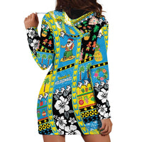 Tuvalu Christmas Hoodie Dress Festive Beach Vibes - Polynesian Pride