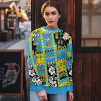 Tuvalu Christmas Ugly Christmas Sweater Festive Beach Vibes - Polynesian Pride