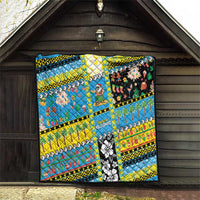 Tuvalu Christmas Quilt Festive Beach Vibes - Polynesian Pride