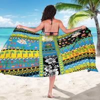 Tuvalu Christmas Sarong Festive Beach Vibes - Polynesian Pride