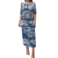 Samoa 685 Puletasi Polynesian Pattern Tie Dye Style