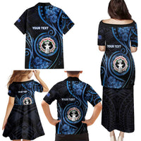 Personalized Northern Mariana Islands Family Matching Puletasi and Hawaiian Shirt Ocean Floral Pattern LT05 - Polynesian Pride